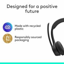 Drahtlose Kopfhörer Logitech Schwarz