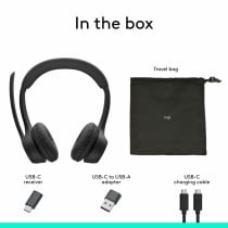 Drahtlose Kopfhörer Logitech Schwarz