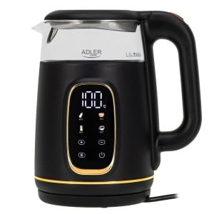 Bouilloire Adler AD 1305bg Noir Or 2200 W 1,7 L