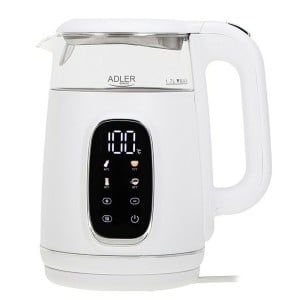 Bouilloire Adler AD 1305ws Blanc Argenté 2200 W 1,7 L