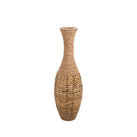 Floor vase Alexandra House Living Brown PVC Natural Fibre 30 x 96 x 30 cm