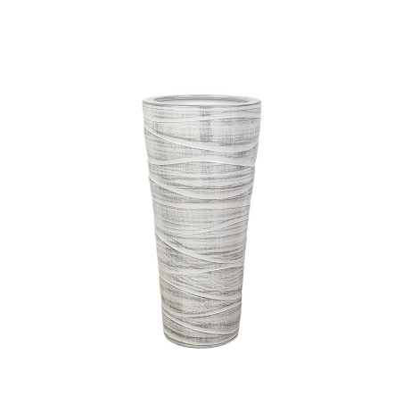 Vase de sol Alexandra House Living Blanc Céramique 30 x 70 x 30 cm