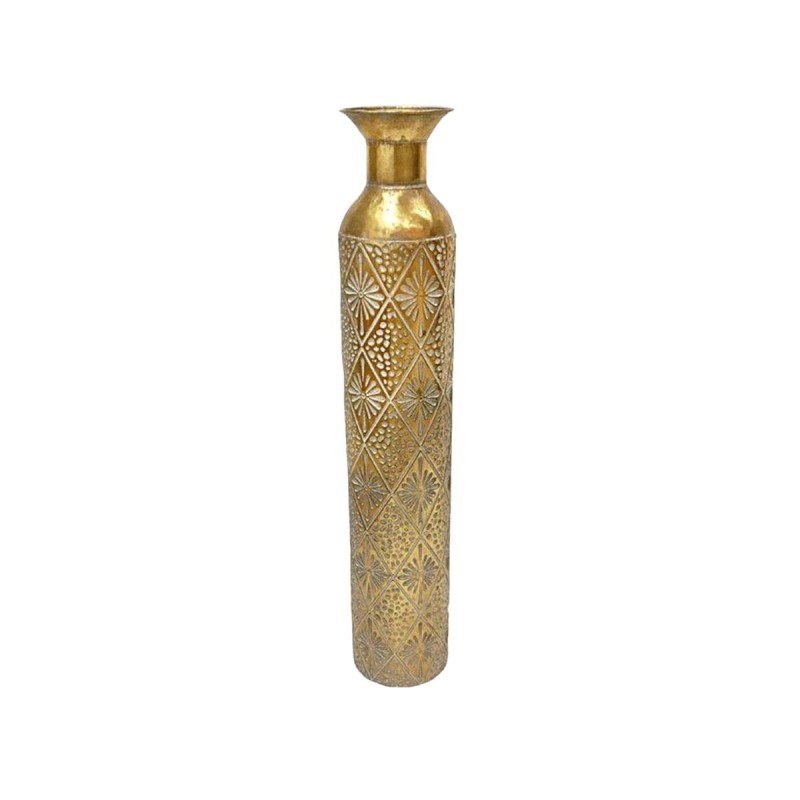 Floor vase Alexandra House Living Golden Metal 15 x 85 x 15 cm