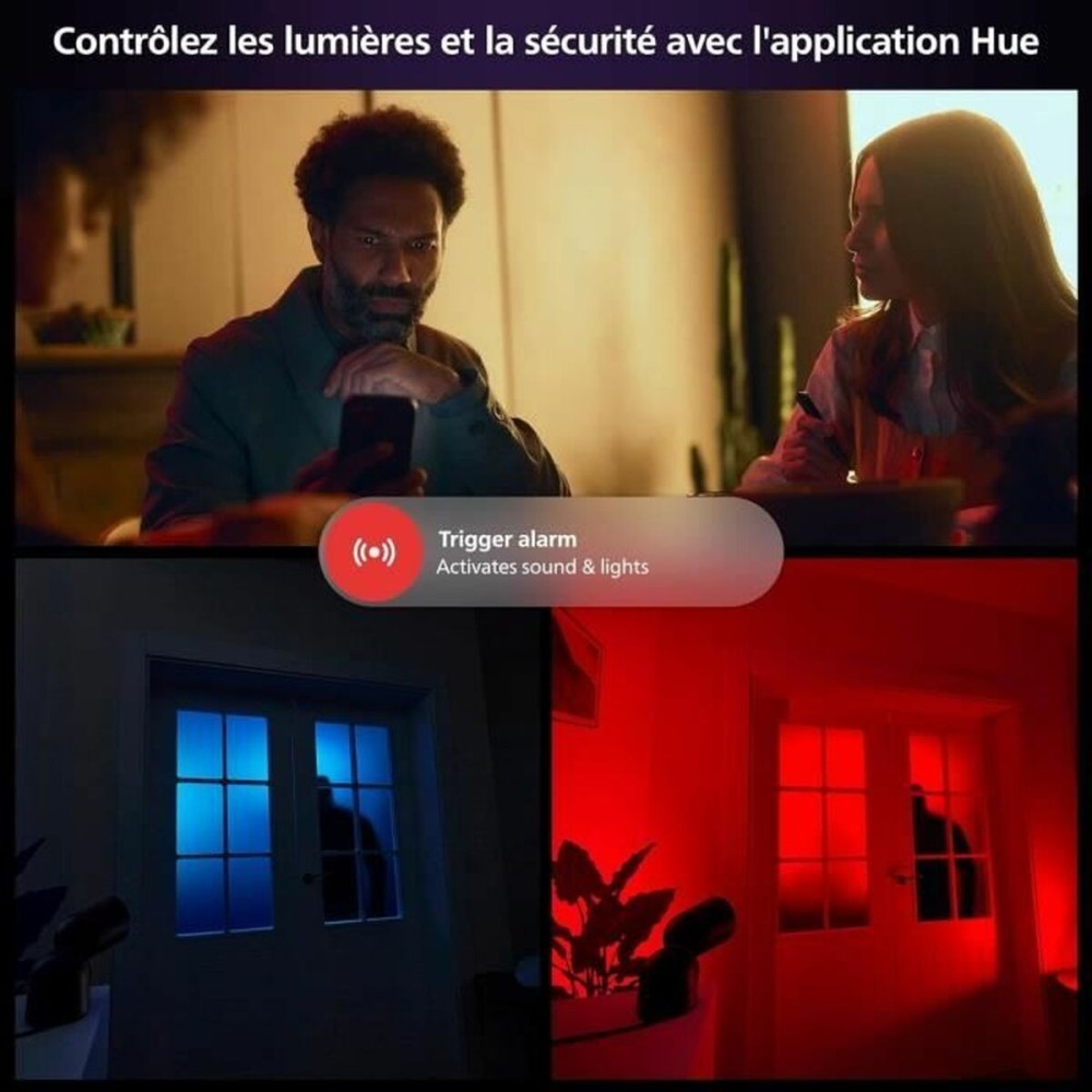 Interrupteur Philips Noir