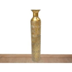 Floor vase Alexandra House Living Golden Metal 15 x 85 x 15 cm