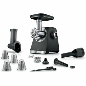 Mincer BOSCH Serie 6 MFWS640B Black Stainless steel Plastic 500 W 350 ml 1,3 Kg/min