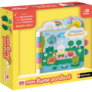 Jouet interactif pour bébé Nathan mon livre
