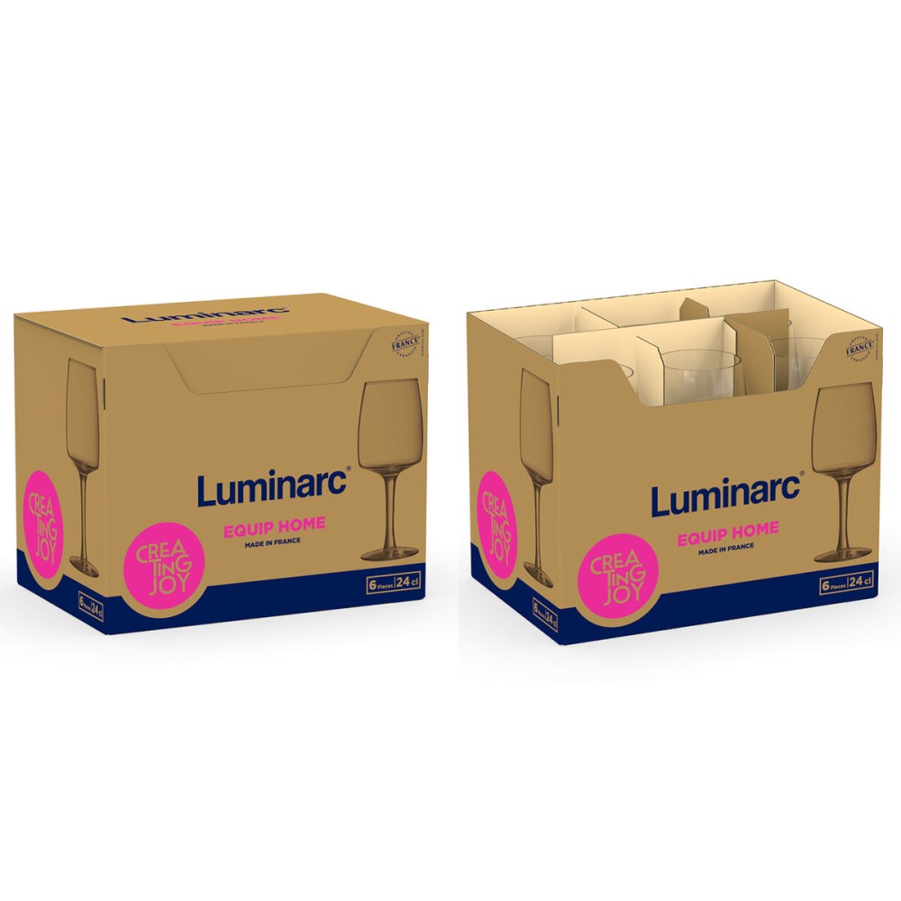 Weinglas Luminarc Equip Home Durchsichtig Glas 240 ml (6 Stück)