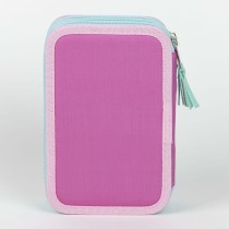 Triple Pencil Case Gabby's Dollhouse Pink 12,5 x 6,5 x 19,5 cm