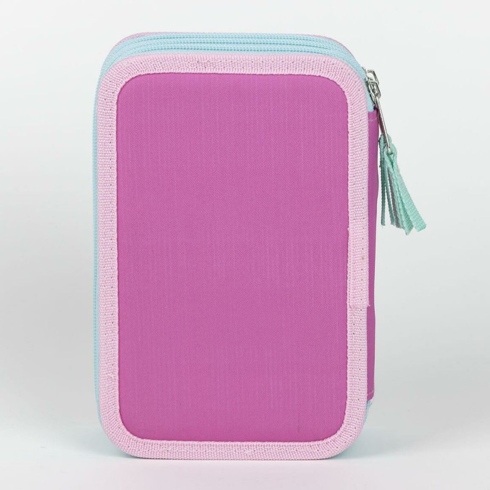 Triple Pencil Case Gabby's Dollhouse Pink 12,5 x 6,5 x 19,5 cm