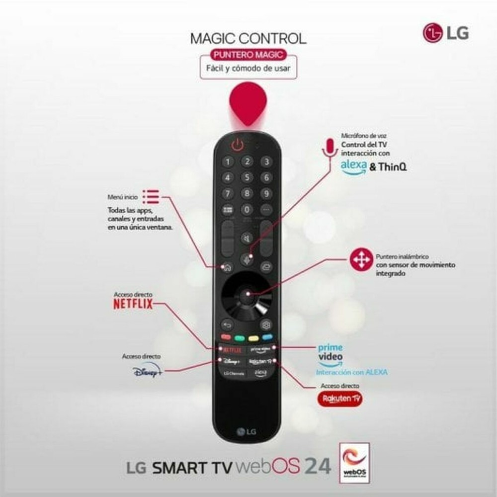 TV intelligente LG OLED83G45LW.AEU 4K Ultra HD HDR OLED