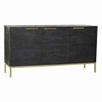 Anrichte DKD Home Decor 8424001827114 Schwarz Gold Mango-Holz (145 x 43 x 77 cm) (145 x 41 x 77 cm)