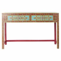 Console DKD Home Decor Multicolour Acrylic Wood Mango wood Mirror 117 x 40 x 76 cm