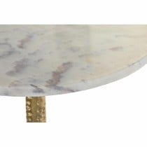 Small Side Table DKD Home Decor White Golden 40 x 40 x 61 cm