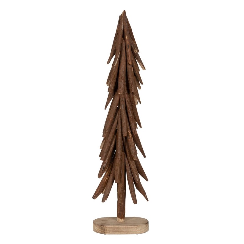 Sapin de Noël Marron Bois de paulownia Arbre 34 x 20 x 108 cm