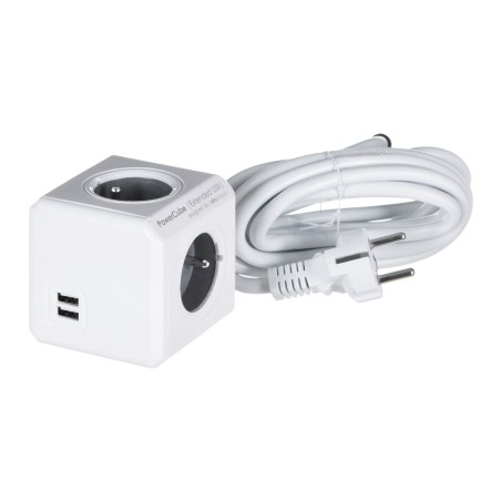 Bloc Cube Prises Allocacoc PowerCube Extended USB E(FR) (3 m)