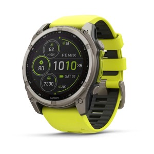 Montre intelligente GARMIN 010-02907-21 Jaune Graphite Titane 1,4" 51 mm Ø 50 mm