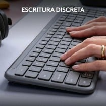 Clavier Logitech Gris Espagnol Qwerty QWERTY