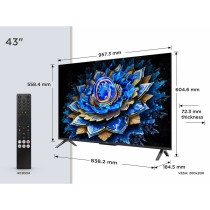 TV intelligente TCL 4K Ultra HD 43" QLED