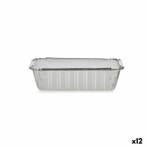 Lot de plateaux pour aliments Kinvara 16153 Jetable Avec couvercle 12 Unités