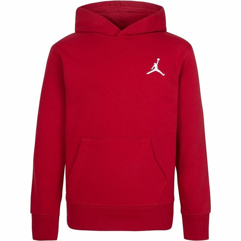 Sweat à capuche enfant Jordan Mj Essentials Blanc Rouge