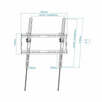 Écran TooQ LP1071T-B 32"-70" 45 kg