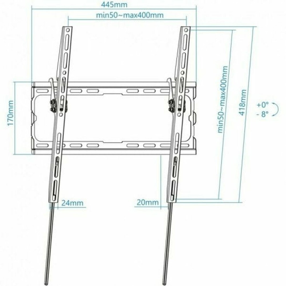 Monitor TooQ LP1071T-B 32"-70" 45 kg