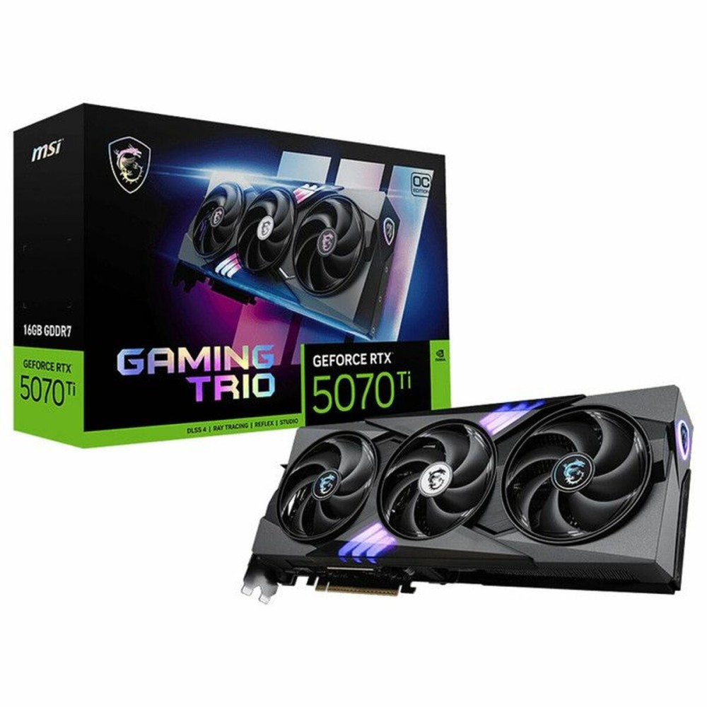 Graphics card MSI nvidia geforce rtx 5070 ti 16 GB GDDR6X GDDR7