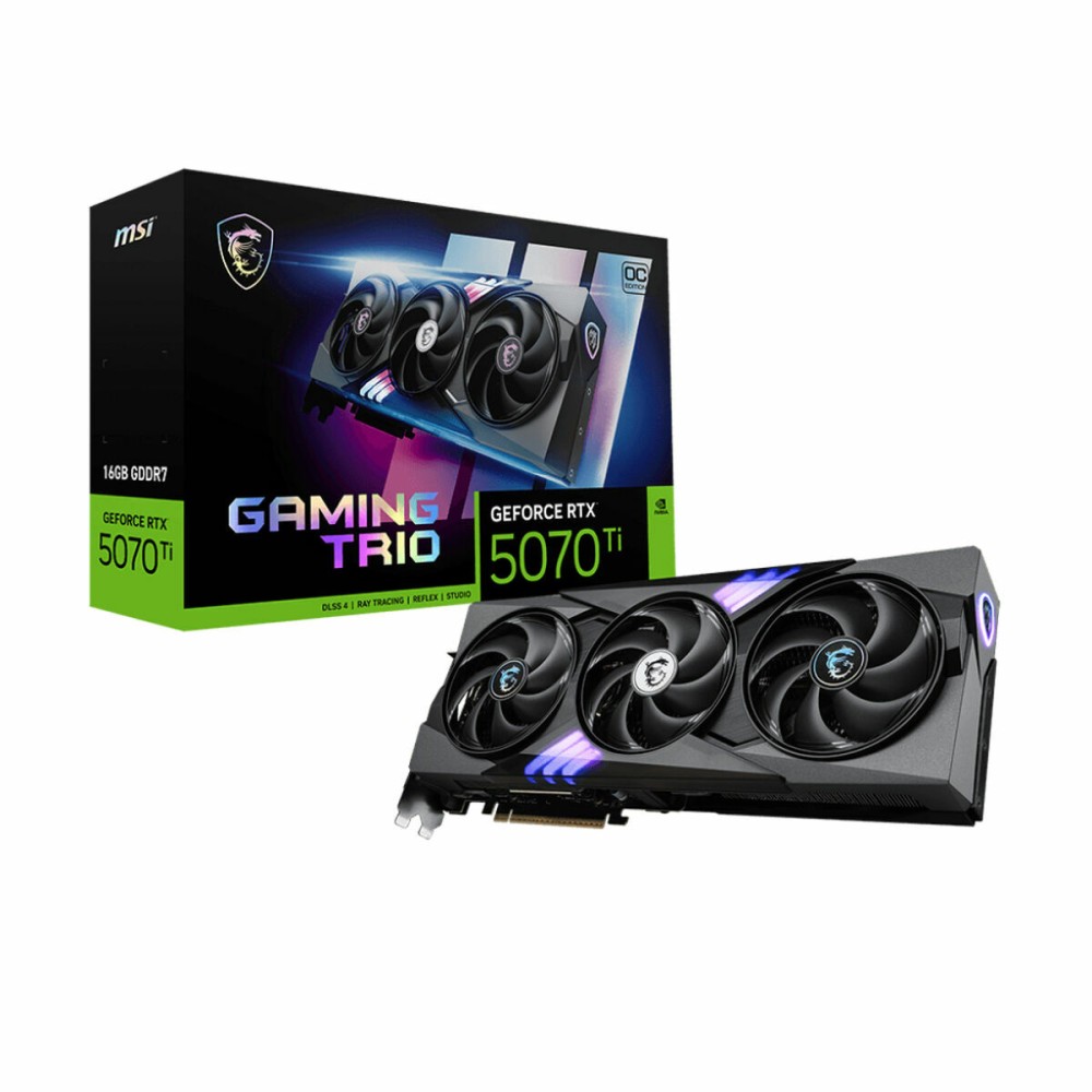 Graphics card MSI nvidia geforce rtx 5070 ti 16 GB GDDR6X GDDR7