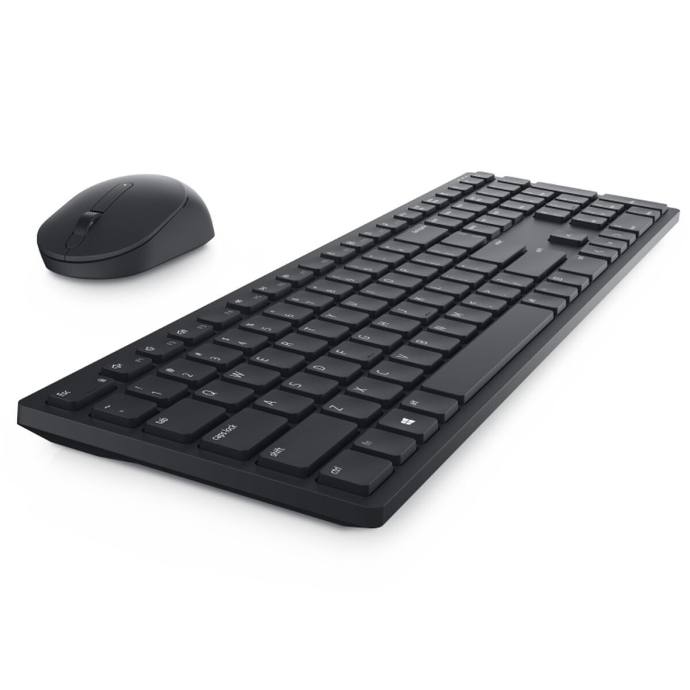 clavier et souris Dell KM5221W Noir Espagnol Qwerty