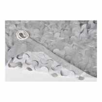Rechteckiges Sonnensegel Faura Weiß Grau 3 x 4 m Reversibel Tarnfarbe