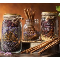 Glass Jar Bormioli Rocco Quattro Stagioni Transparent (6 Units)