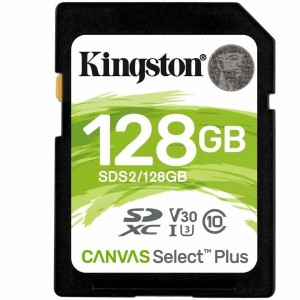 Carte Mémoire SDXC Kingston CANVAS Select Plus 128 GB