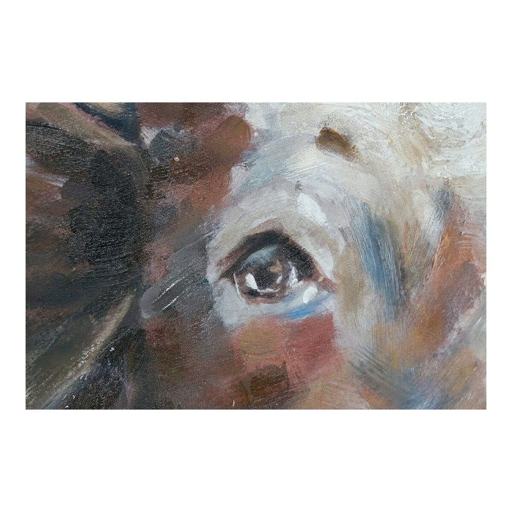 Leinwand DKD Home Decor Caw Kiefer Leinwand 100 x 3,5 x 100 cm