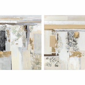 Leinwand DKD Home Decor Kiefer Leinwand 90 x 2,4 x 120 cm