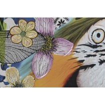 Canvas Home ESPRIT Fir polystyrene Canvas 82 x 4,5 x 82 cm 80 x 3,5 x 80 cm