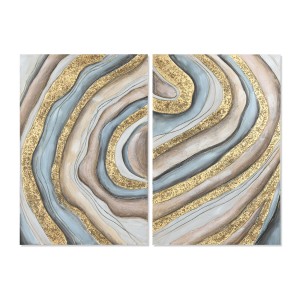 Leinwand Home ESPRIT Leinwand Holz MDF 80 x 3 x 120 cm