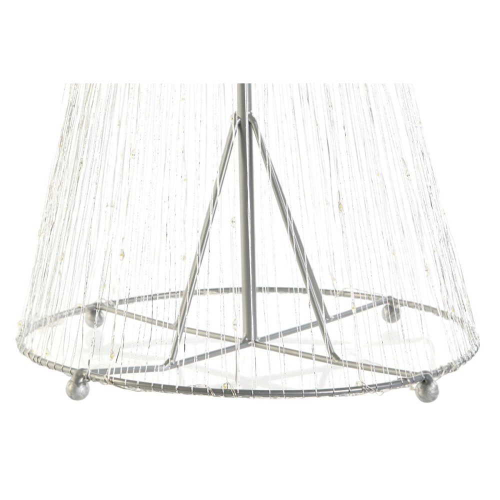 Sapin de Noël DKD Home Decor Argenté Métal 25 x 25 x 60 cm