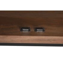 Sideboard Home ESPRIT Brown Black Silver Natural Mango wood Mirror 150 x 38 x 80 cm