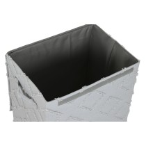 Storage Box with Lid Home ESPRIT Grey Cream 40 x 30 x 50 cm (2 Units)