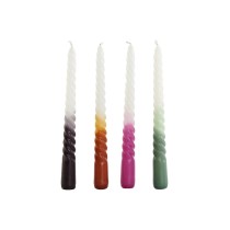 Kerzen-Set DKD Home Decor zweifarbig 2 x 2 x 25 cm 2 x 2 x 20 cm 4 Stücke (4 Stück)