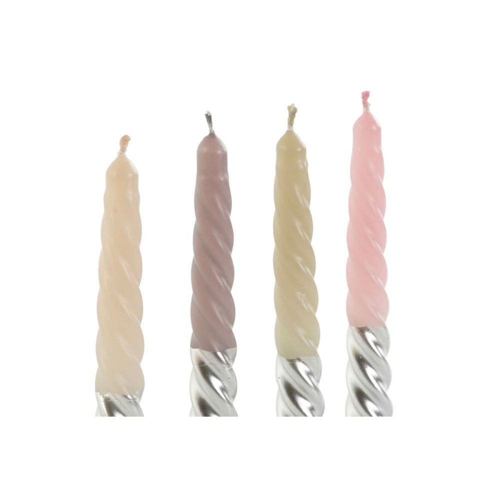 Kerzen-Set DKD Home Decor zweifarbig 2 x 2 x 18,5 cm 4 Stücke (4 Stück)