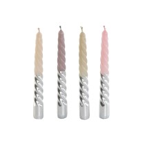 Kerzen-Set DKD Home Decor zweifarbig 2 x 2 x 18,5 cm 4 Stücke (4 Stück)