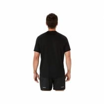 Men’s Short Sleeve T-Shirt Asics Fujitrail Logo Ss Top Black