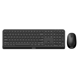 Tastatur mit Maus Philips Schwarz Qwerty US
