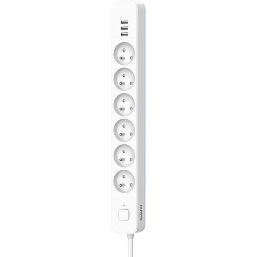 Multiprise 6 Prises avec Interrupteur QUARX (1,5 m)