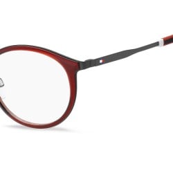 Monture de Lunettes Homme Tommy Hilfiger TH-1845-C9A Rouge Ø 49 mm