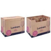 Wine glass Luminarc Ara Transparent Glass 470 ml (6 Units)