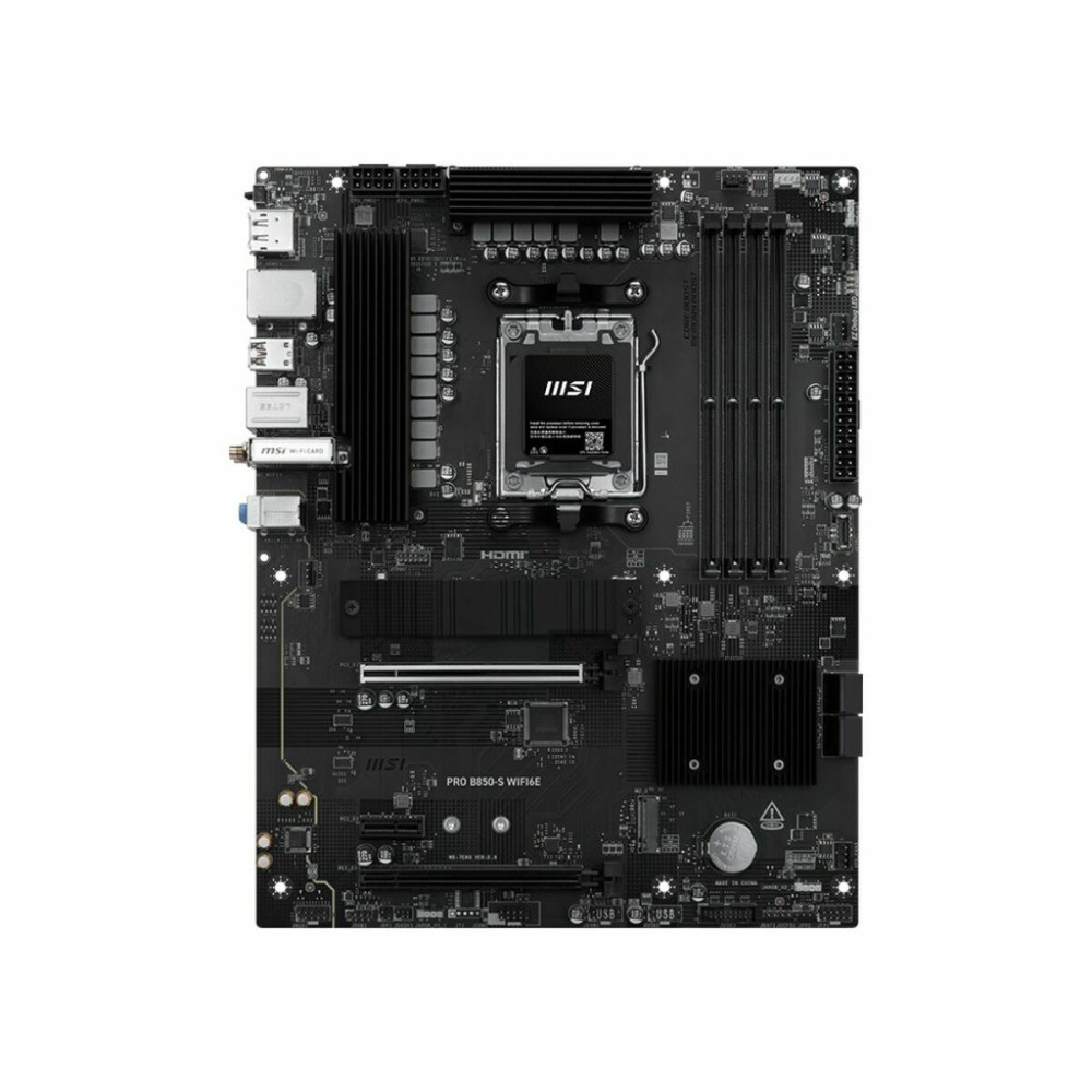 Carte Mère MSI PRO B850-S WIFI6E Intel Wi-Fi 6 AMD AM5 AMD B850