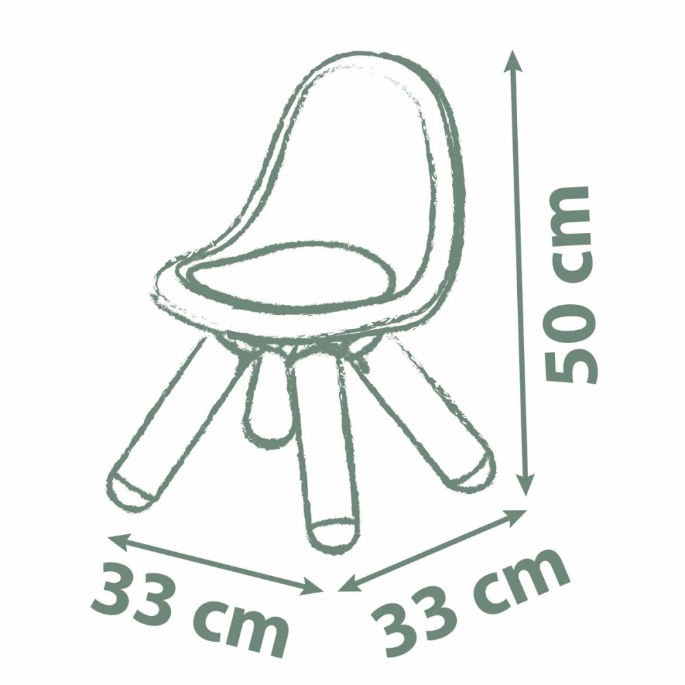 Chaise Smoby Life Kid Bleu Plastique